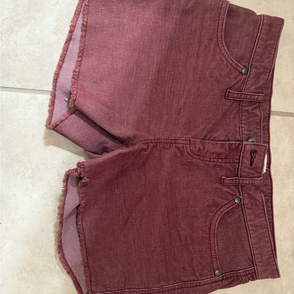 Carve Designs Maroon Jean Shorts